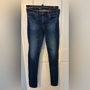 AG Women’s “The Legging Super Skinny” Dark Wash Jeans 27